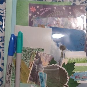 Blue and Green Journal Kit